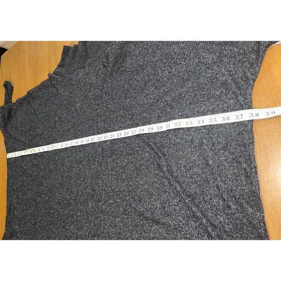 Anthropologie Self Contrast Sweater Women L Tube Cuffs Oversized Turtleneck - Picture 3 of 6